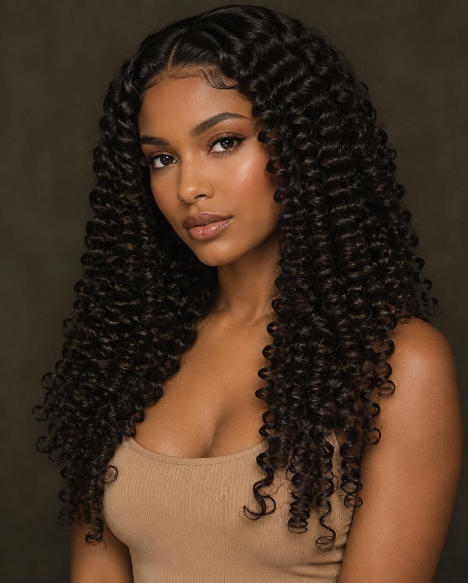 Jerry Curly 100% human hair bundles — The Coco