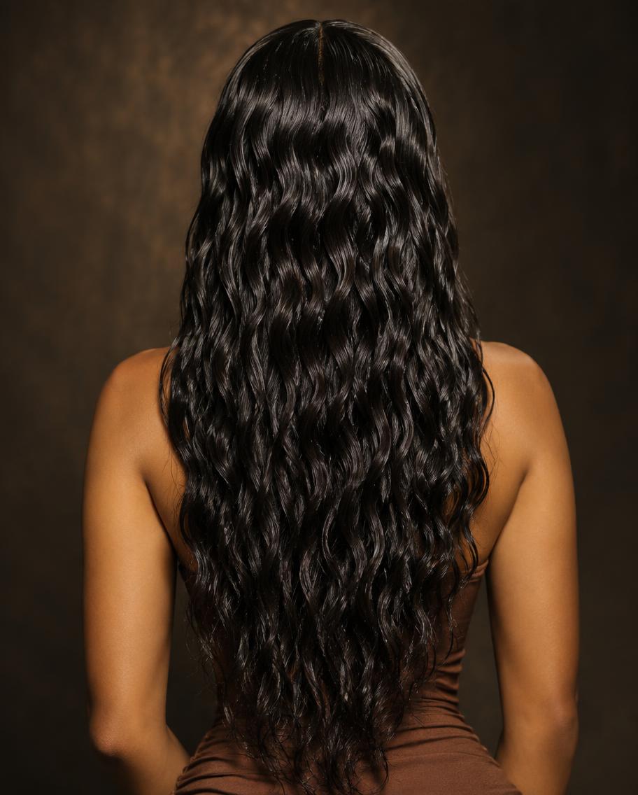 Water Wave 100% human hair bundles — The Mara